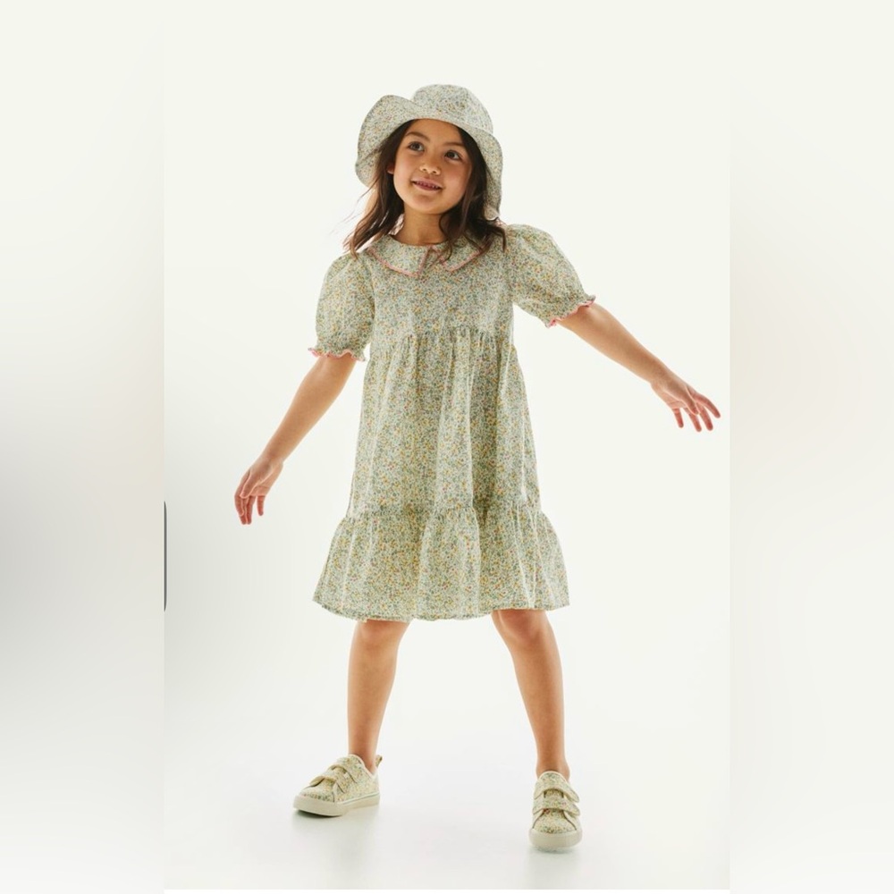 H&M floral pattered cotton dress size for 4T(3-4yrs)